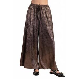 NEW GLAM charmed wide leg pants in bronze
